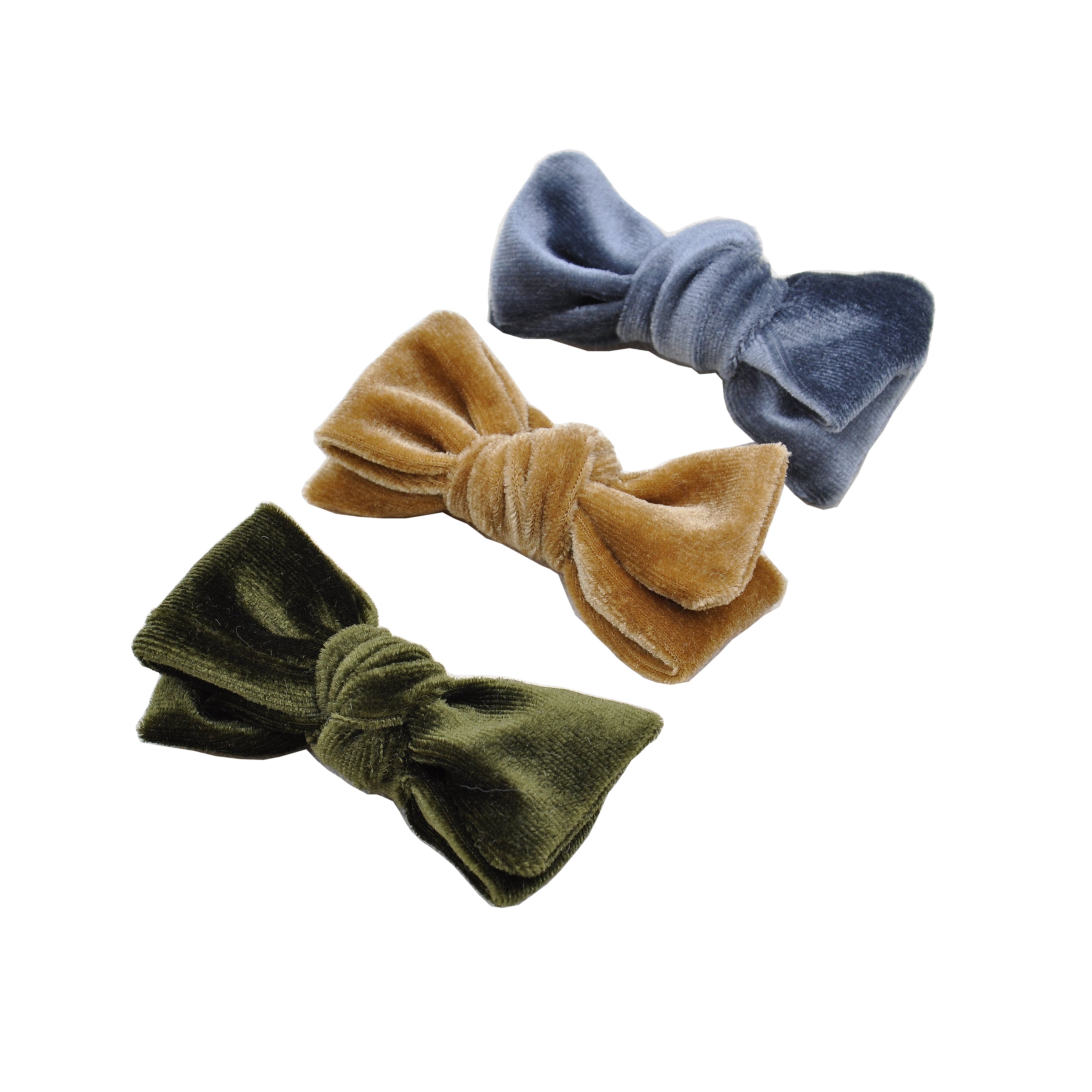 Velvet Bows clip