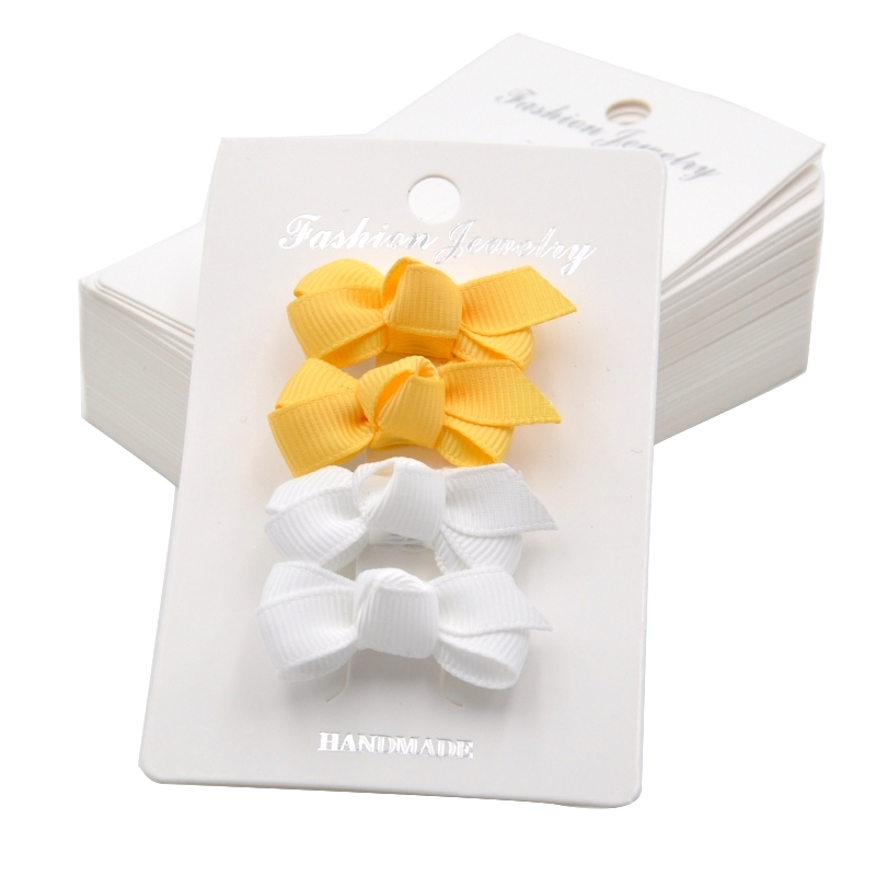 Mini Grosgrain Ribbon Bow Snap Clips