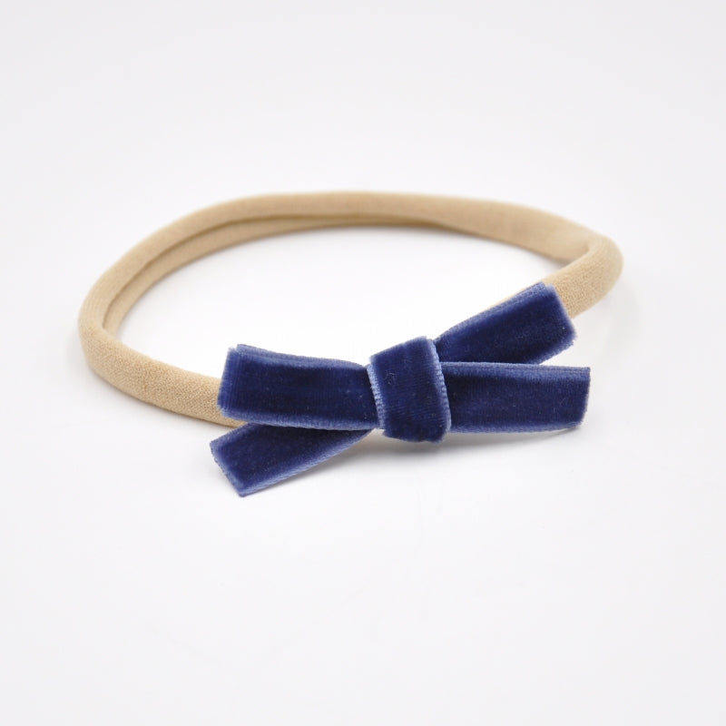 Velvet Ribbon Bow baby Headband