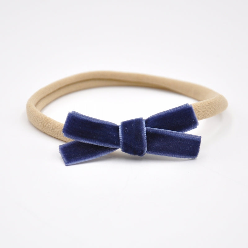 Velvet Ribbon Bow baby Headband